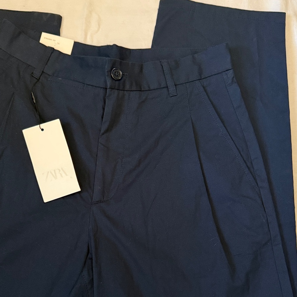 Zara Men's Deep Blue Chinos